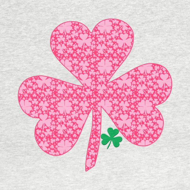 Pretty Shamrocks Design for St Patrick's Day by Scarebaby